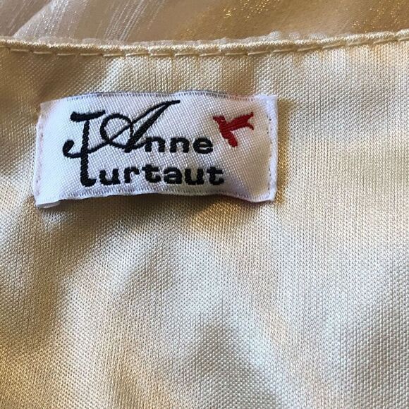 Anne Turtaut Champagne Ethereal, Whimsical Baby Doll Dress Size S Fairycore - Picture 7 of 14